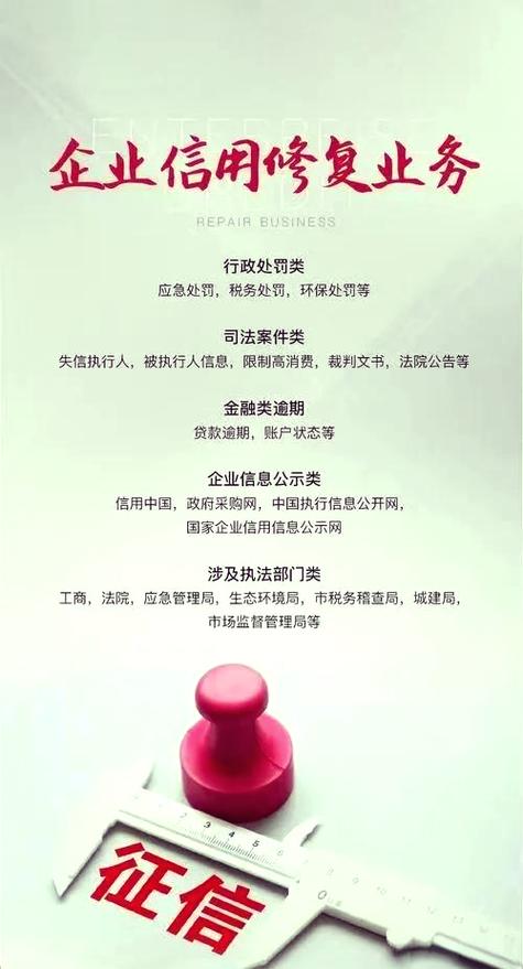 贵阳企业信用修复的步骤