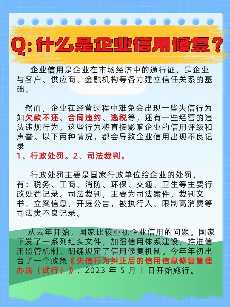 信用修复的基本步骤