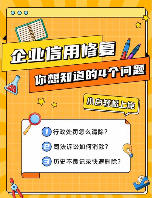 企业信用修复恢复的步骤