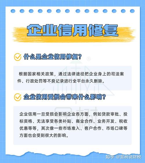 北京修复企业信用, 企业信用修复指南与策略